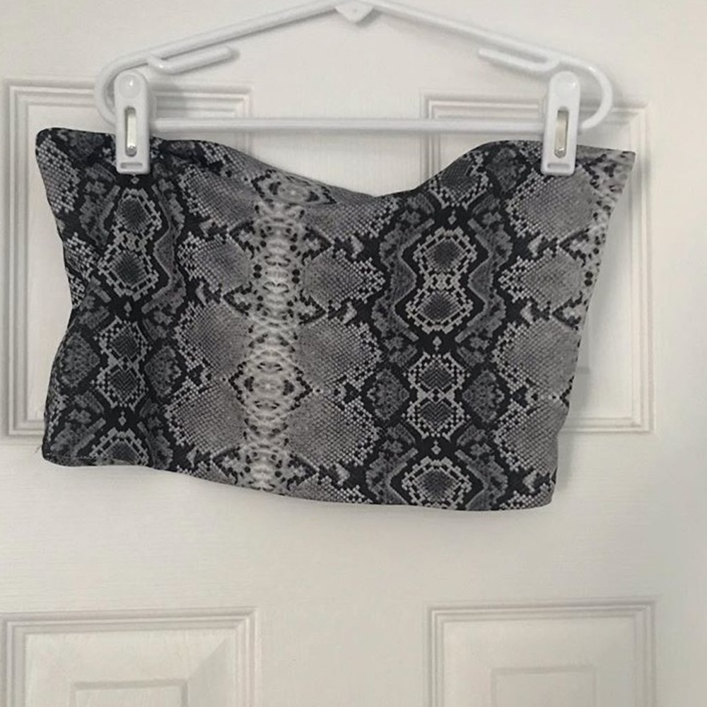Snake Skin Tube Top